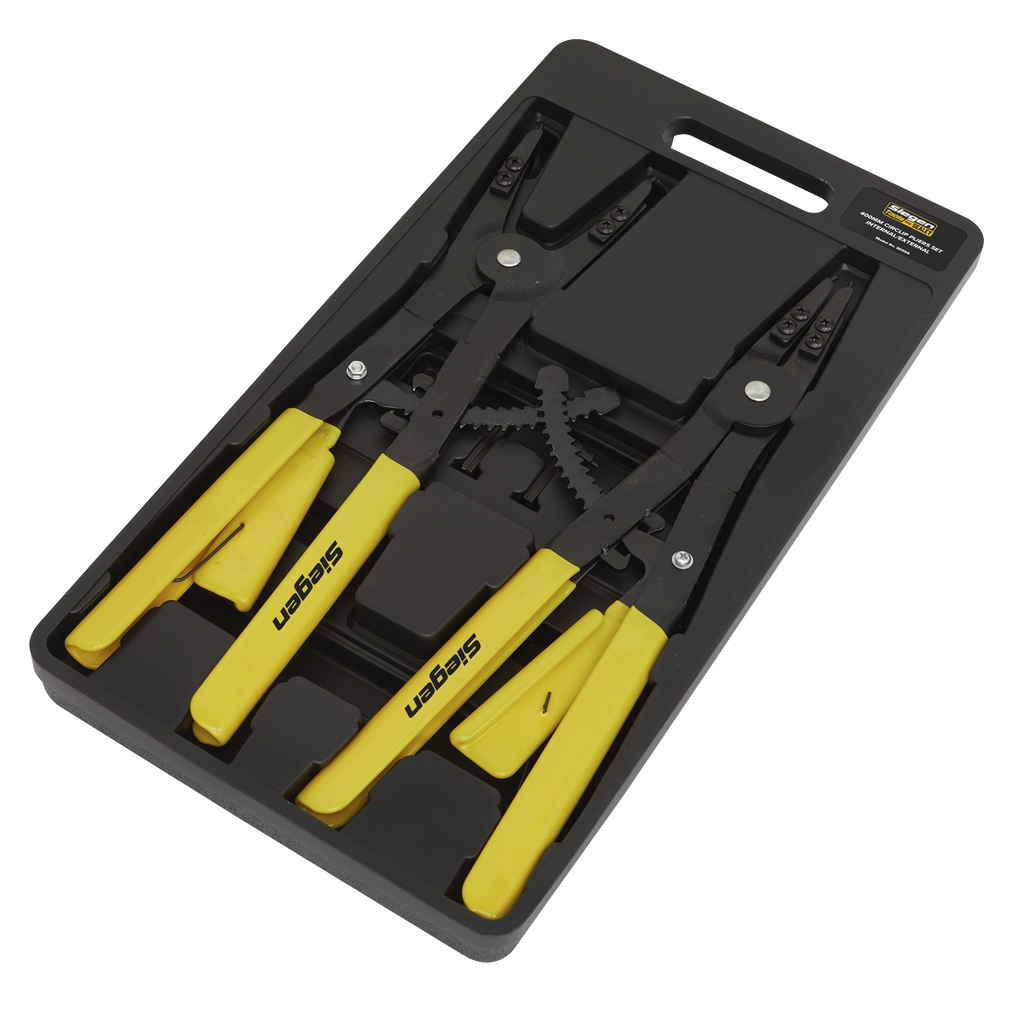 Siegen Internal/External Circlip Pliers Set 400mm