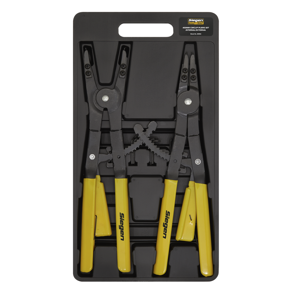 Siegen Internal/External Circlip Pliers Set 400mm