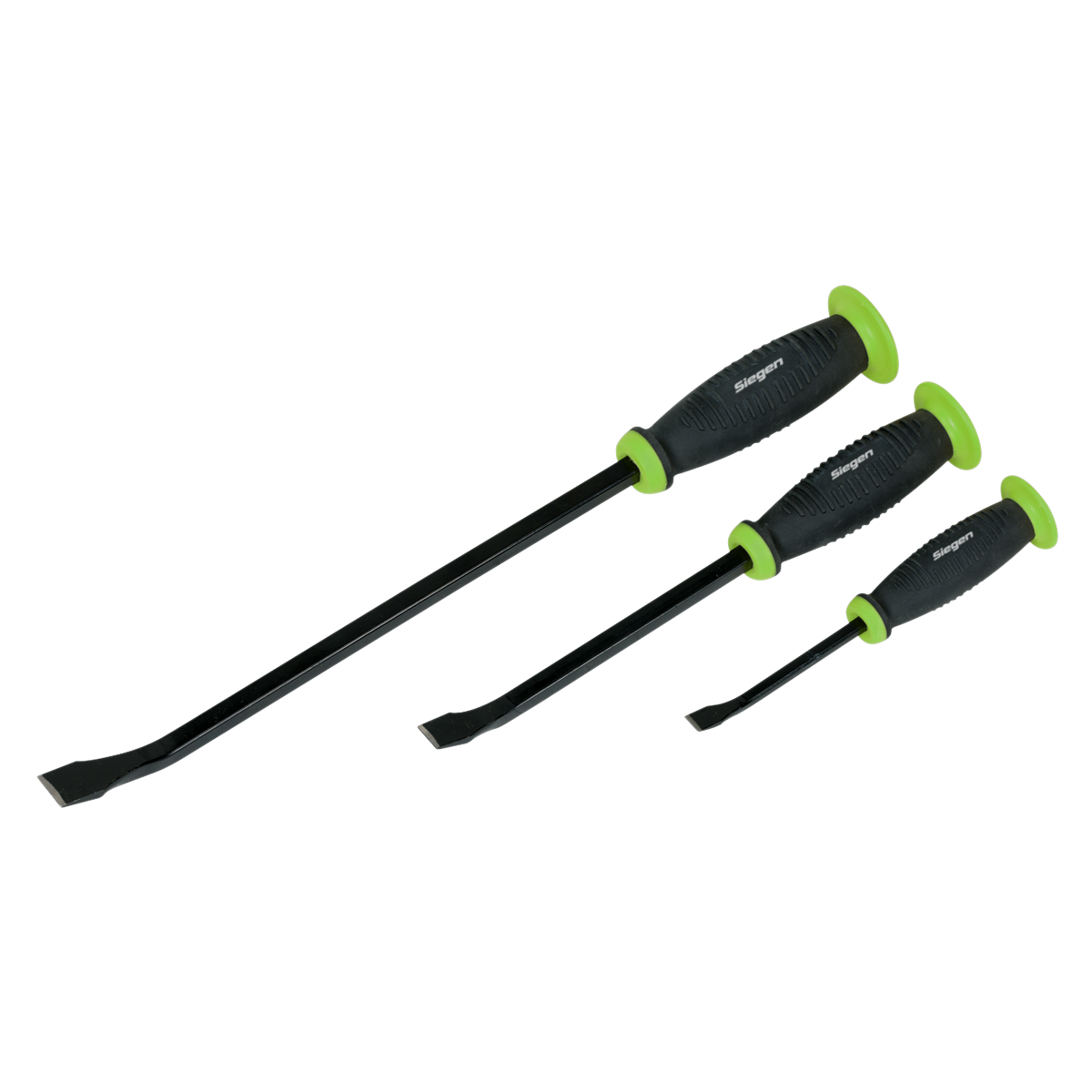 Siegen Pry Bar Set with Hammer Cap 3pc