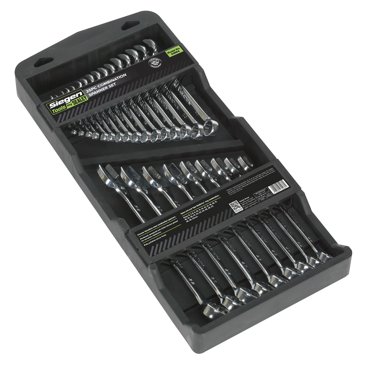 Siegen Combination Spanner Set 25pc