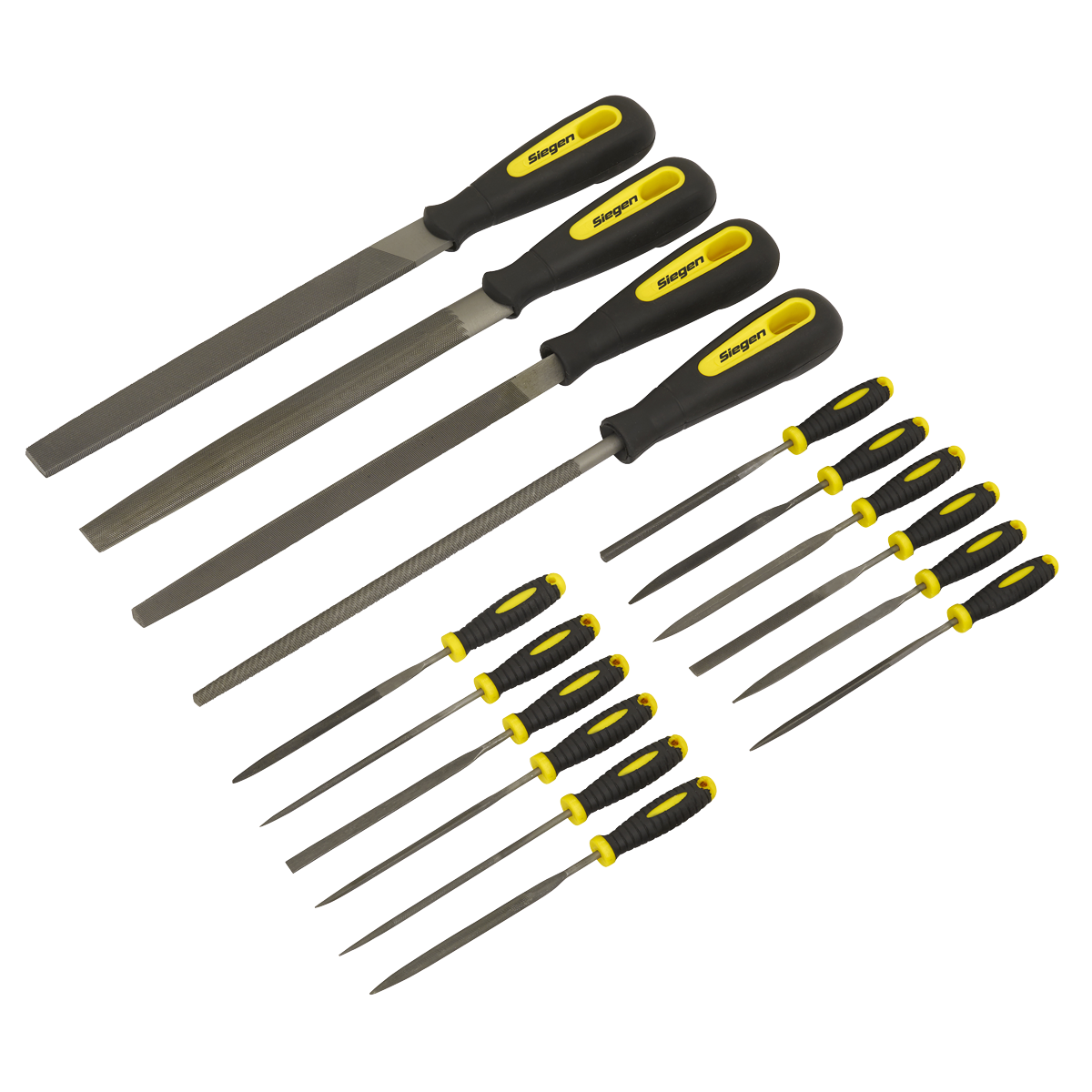 Siegen Engineer's & Needle File Set 16pc
