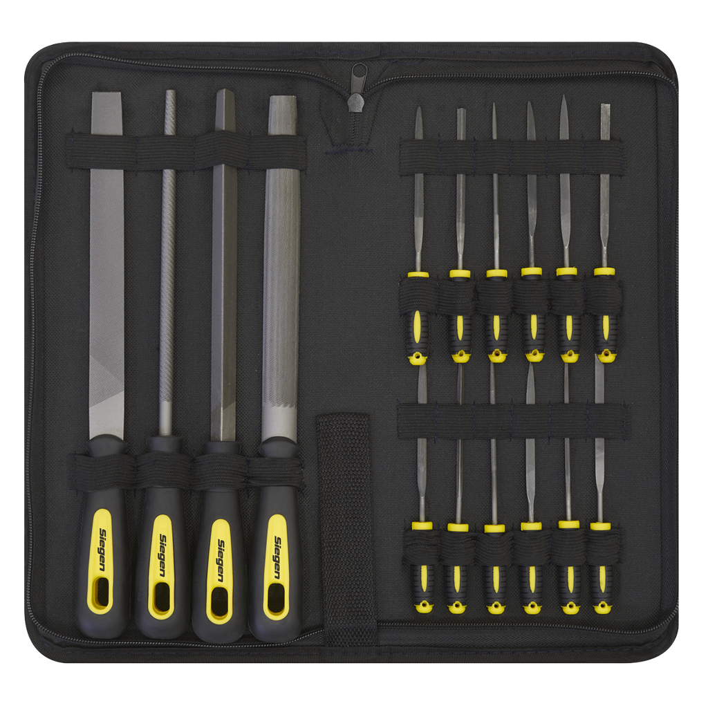Siegen Engineer's & Needle File Set 16pc