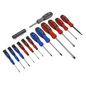 Sealey S0598 Soft Grip Screwdriver & Bit Set 23pc