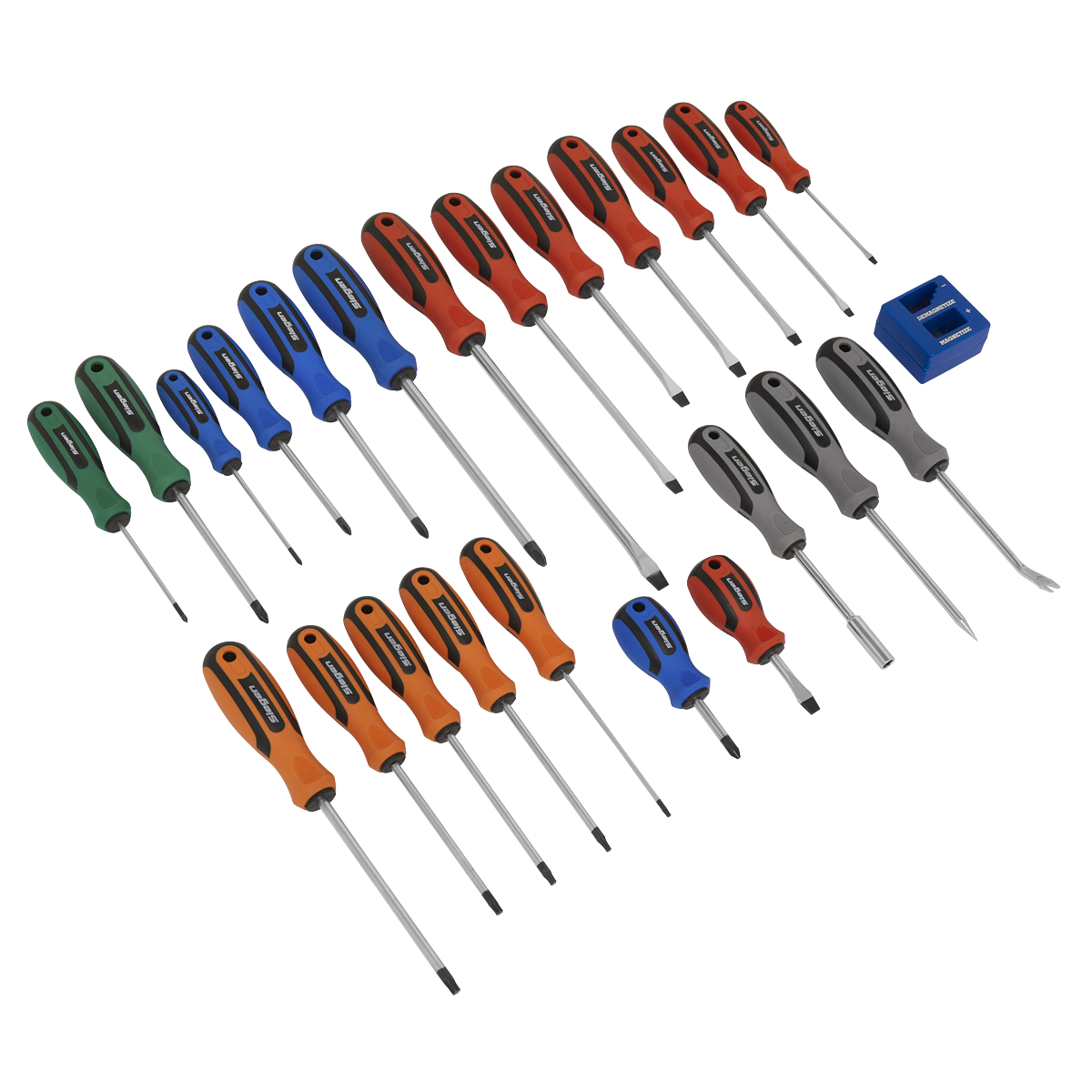 Siegen Soft Grip Screwdriver Set 24pc