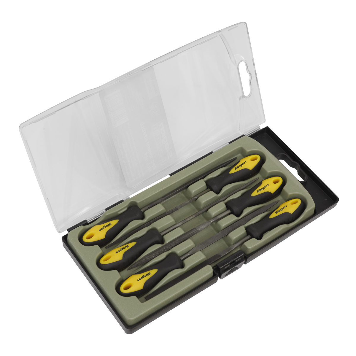 Siegen Needle File Set 100mm 6pc