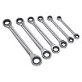 Siegen Double End Ratchet Ring Spanner Set 6pc