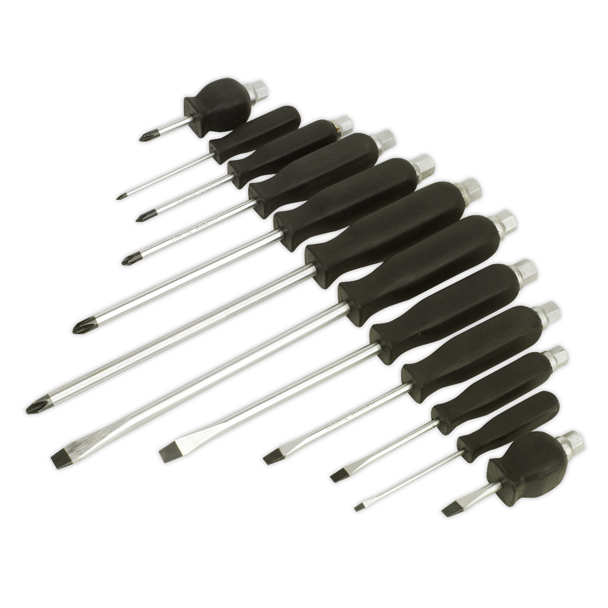 Siegen Hammer-Thru Screwdriver Set 12pc
