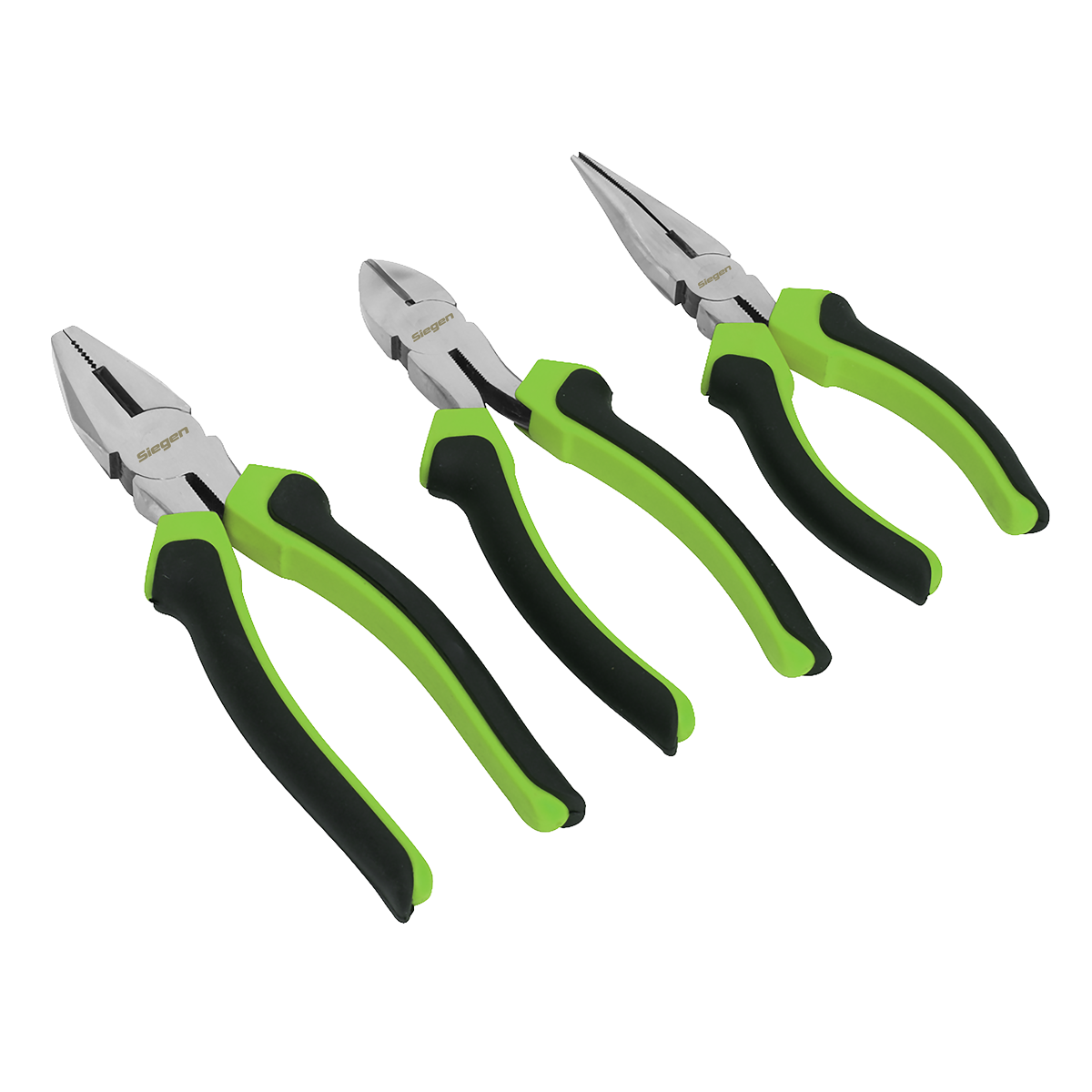 Siegen Comfort Grip Pliers Set 3pc