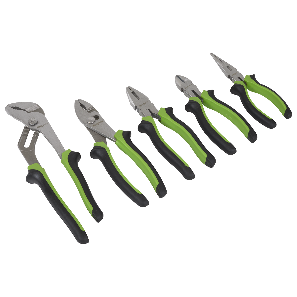 Comfort Grip Pliers Set 5pc