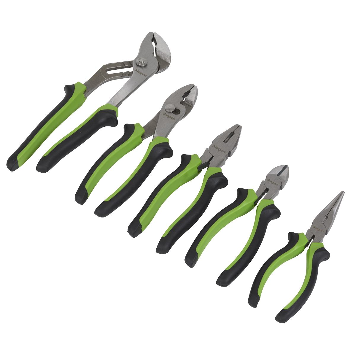 Comfort Grip Pliers Set 5pc
