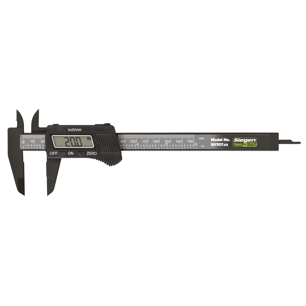 Siegen Digital Electronic Vernier Caliper 0-150mm(0-6")