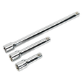 Siegen Extension Bar Set 1/2"Sq Drive 3pc