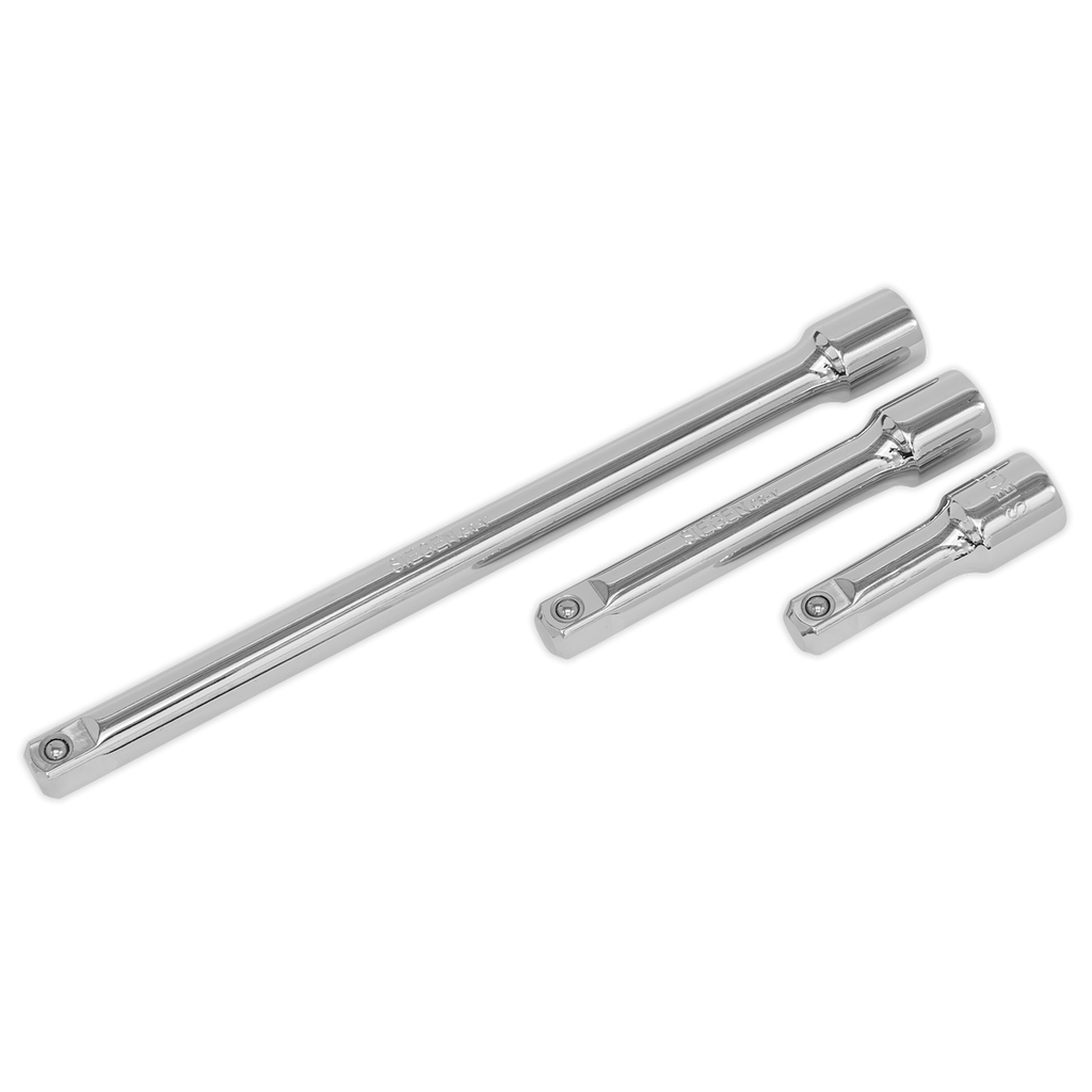 Siegen Extension Bar Set 1/2"Sq Drive 3pc