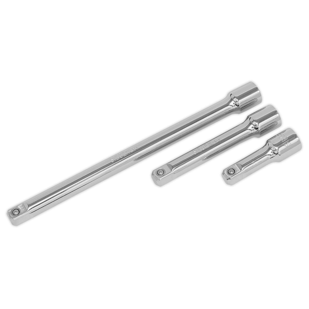 Siegen Extension Bar Set 1/2"Sq Drive 3pc