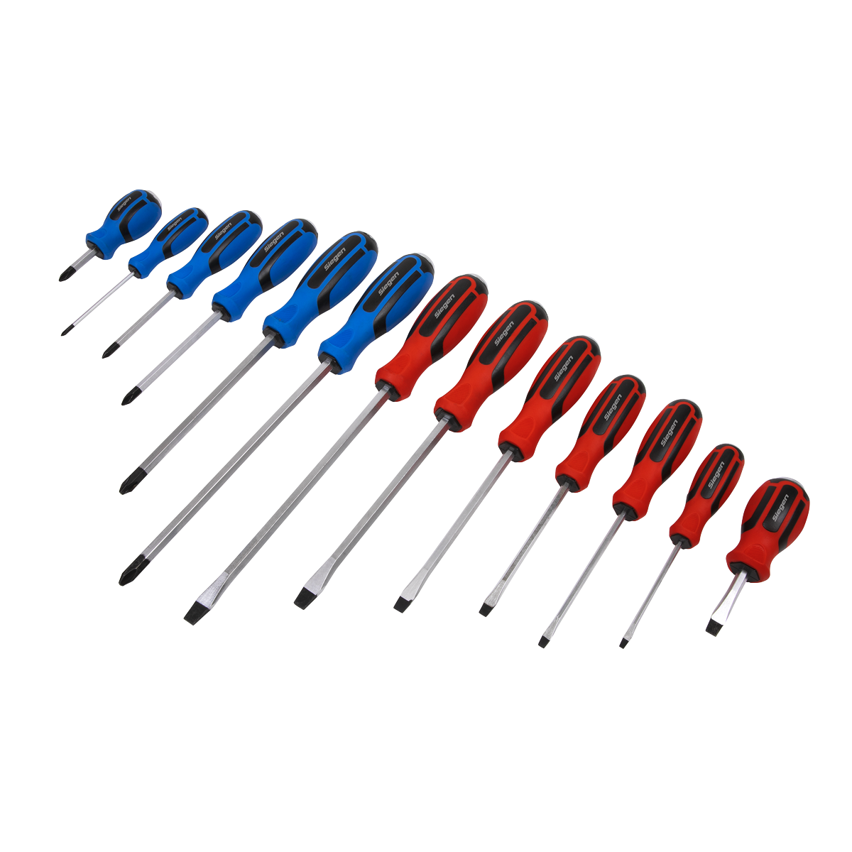 Siegen Hammer-Thru Screwdriver Set 13pc