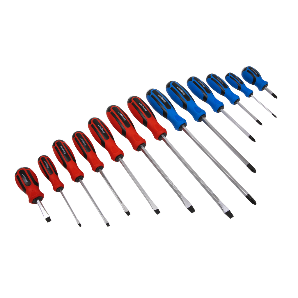 Siegen Hammer-Thru Screwdriver Set 13pc
