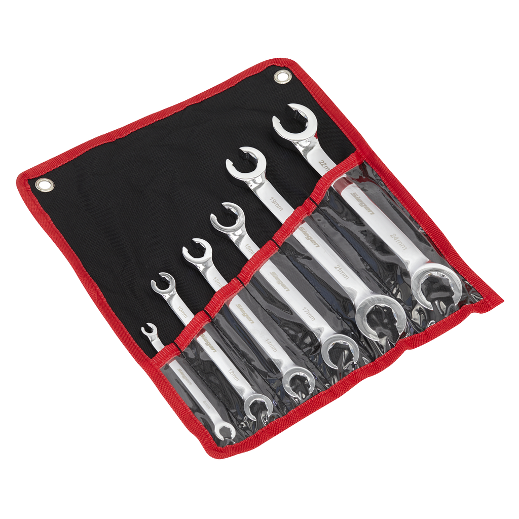 Siegen Flare Nut Spanner Set 6pc