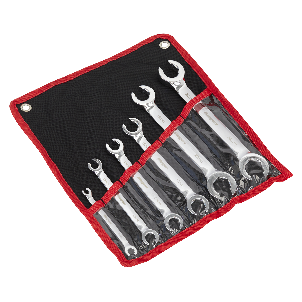 Siegen Flare Nut Spanner Set 6pc