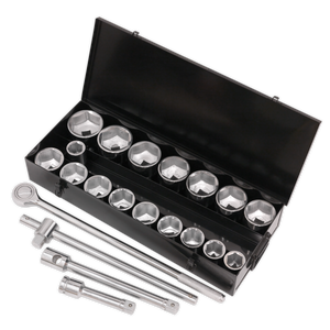 Siegen Socket Set 1"Sq Drive 21pc