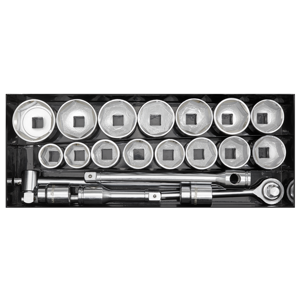 Siegen Socket Set 1"Sq Drive 21pc