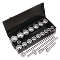 Siegen Socket Set 1"Sq Drive 21pc