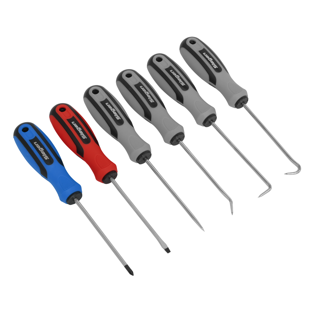 Siegen Mini Pick & Screwdriver Set 6pc