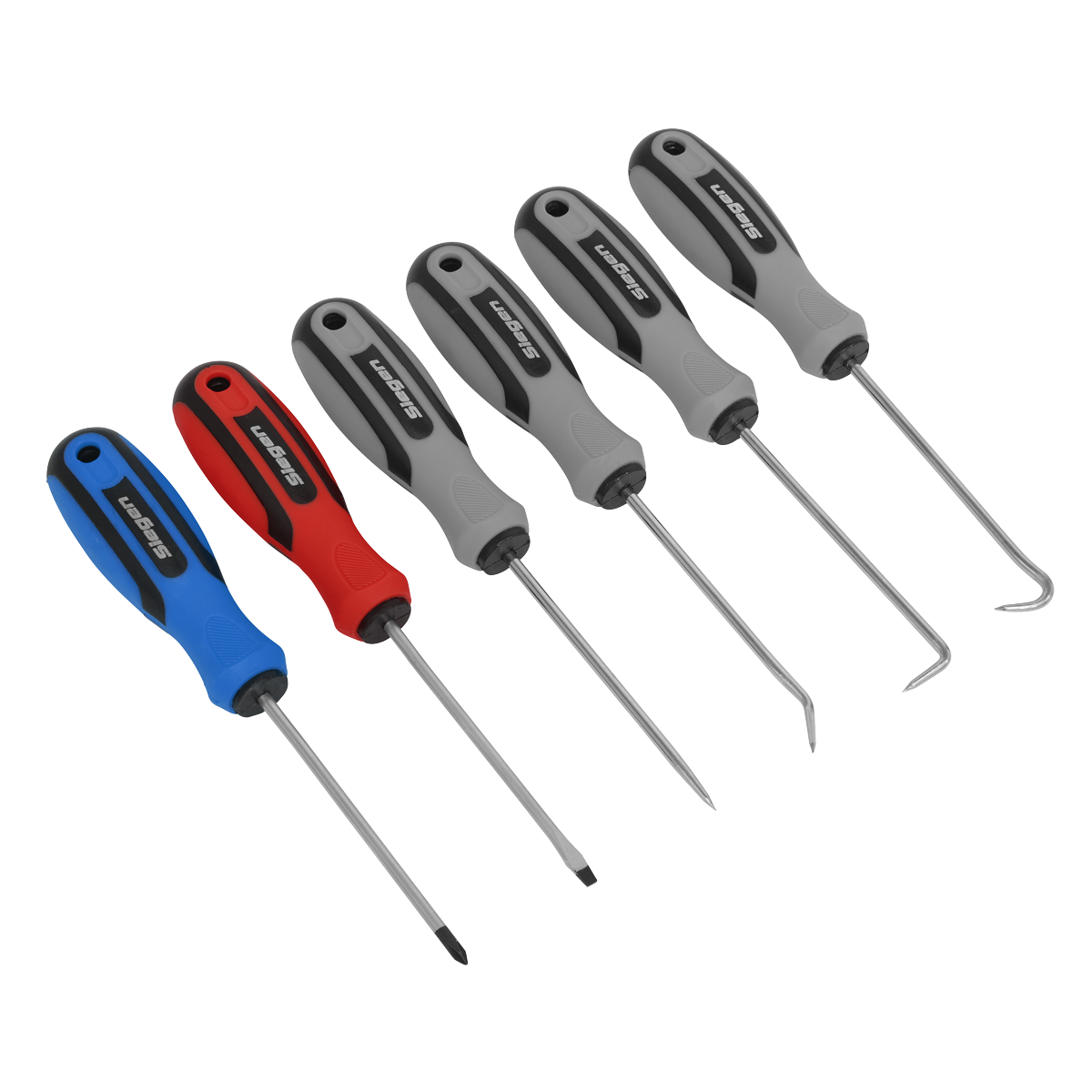 Siegen Mini Pick & Screwdriver Set 6pc