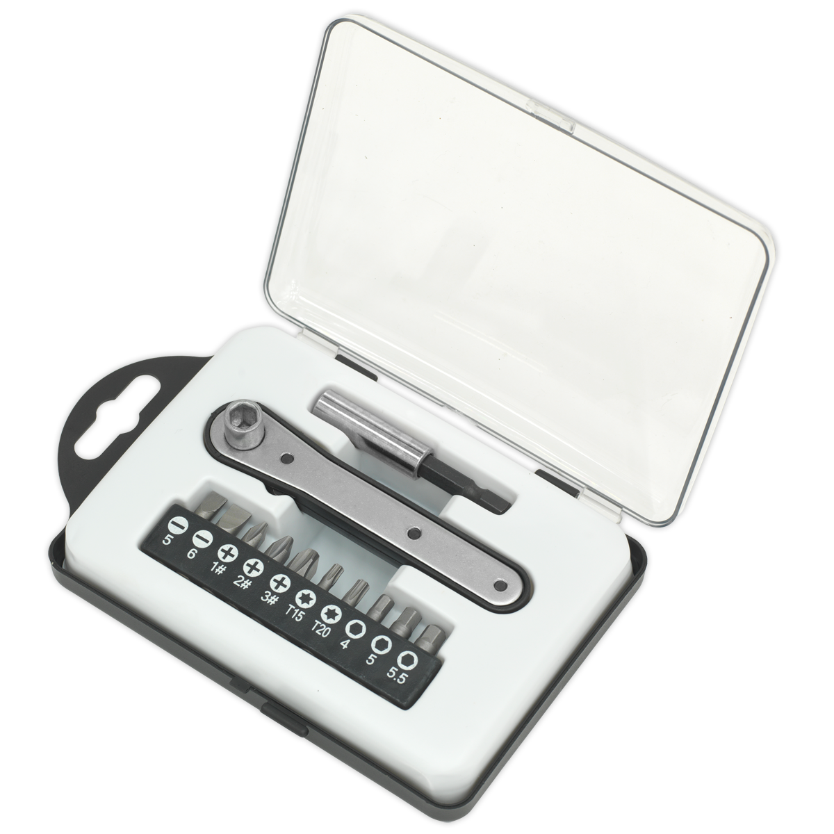 Siegen Ratchet Driver Bit Set 12pc