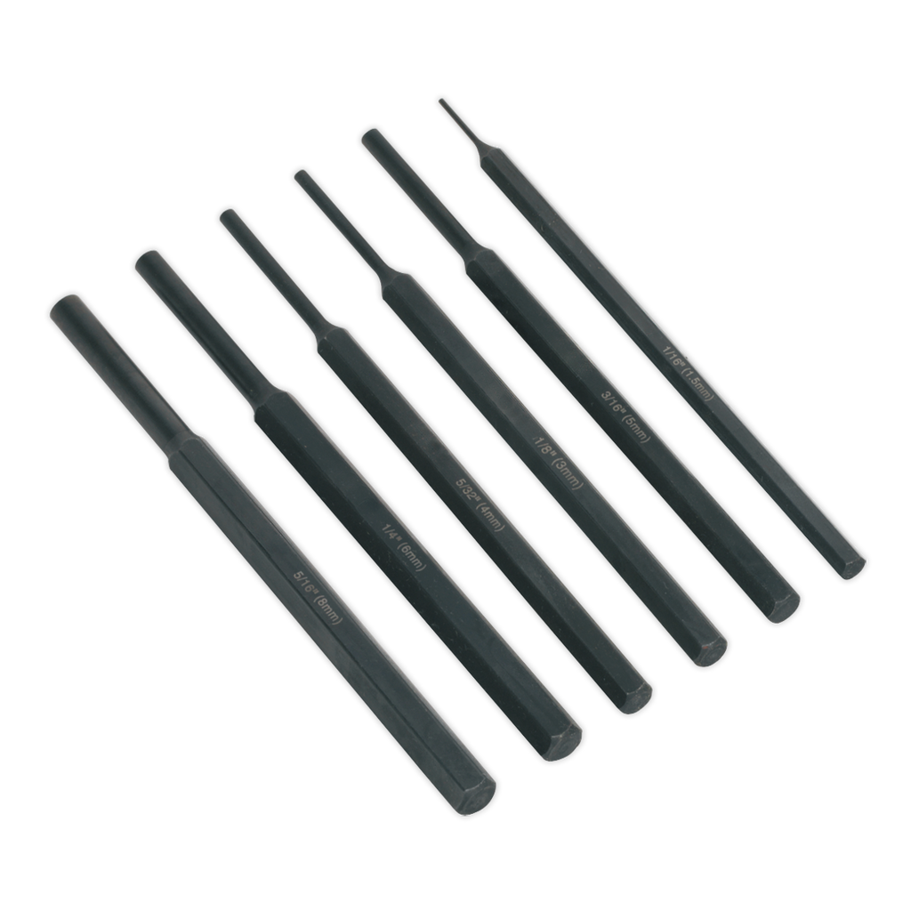 Siegen Parallel Pin Punch Set 6pc