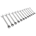 Siegen Reversible Combination Ratchet Spanner Set 12pc