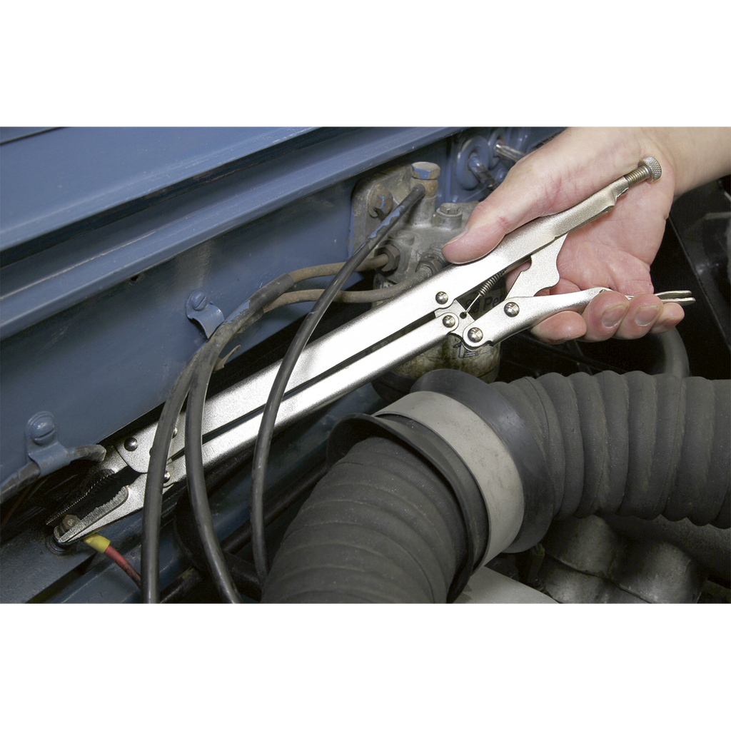 Siegen Extra-Long Locking Pliers 375mm
