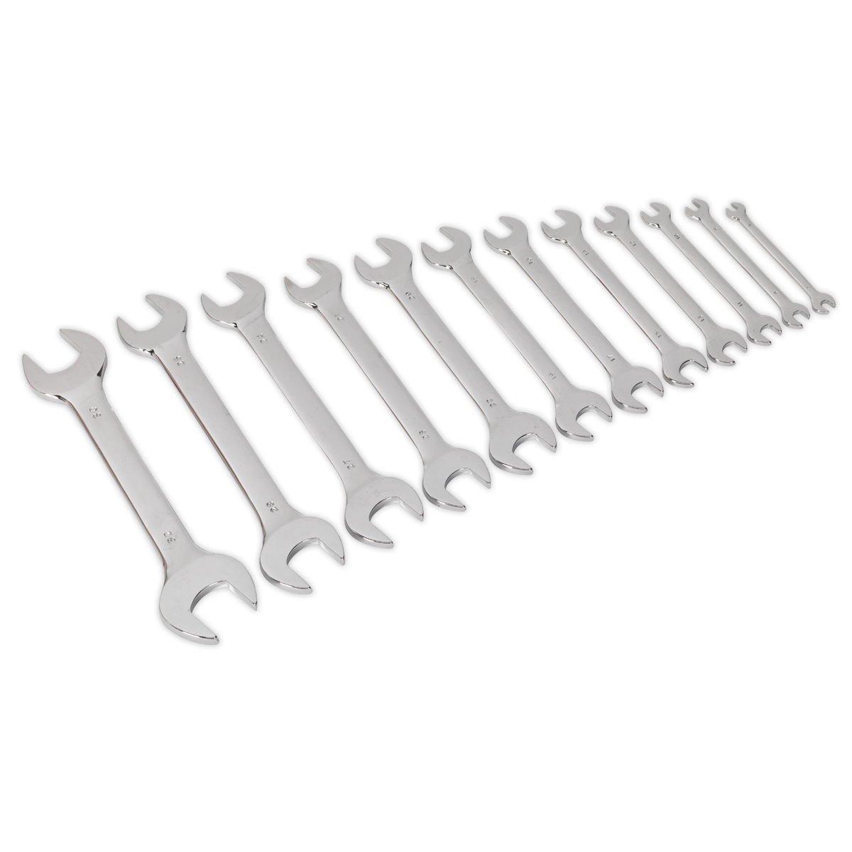 Siegen Double Open-End Spanner Set 12pc