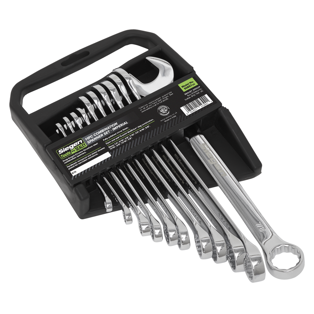 Siegen Imperial Combination Spanner Set 11pc
