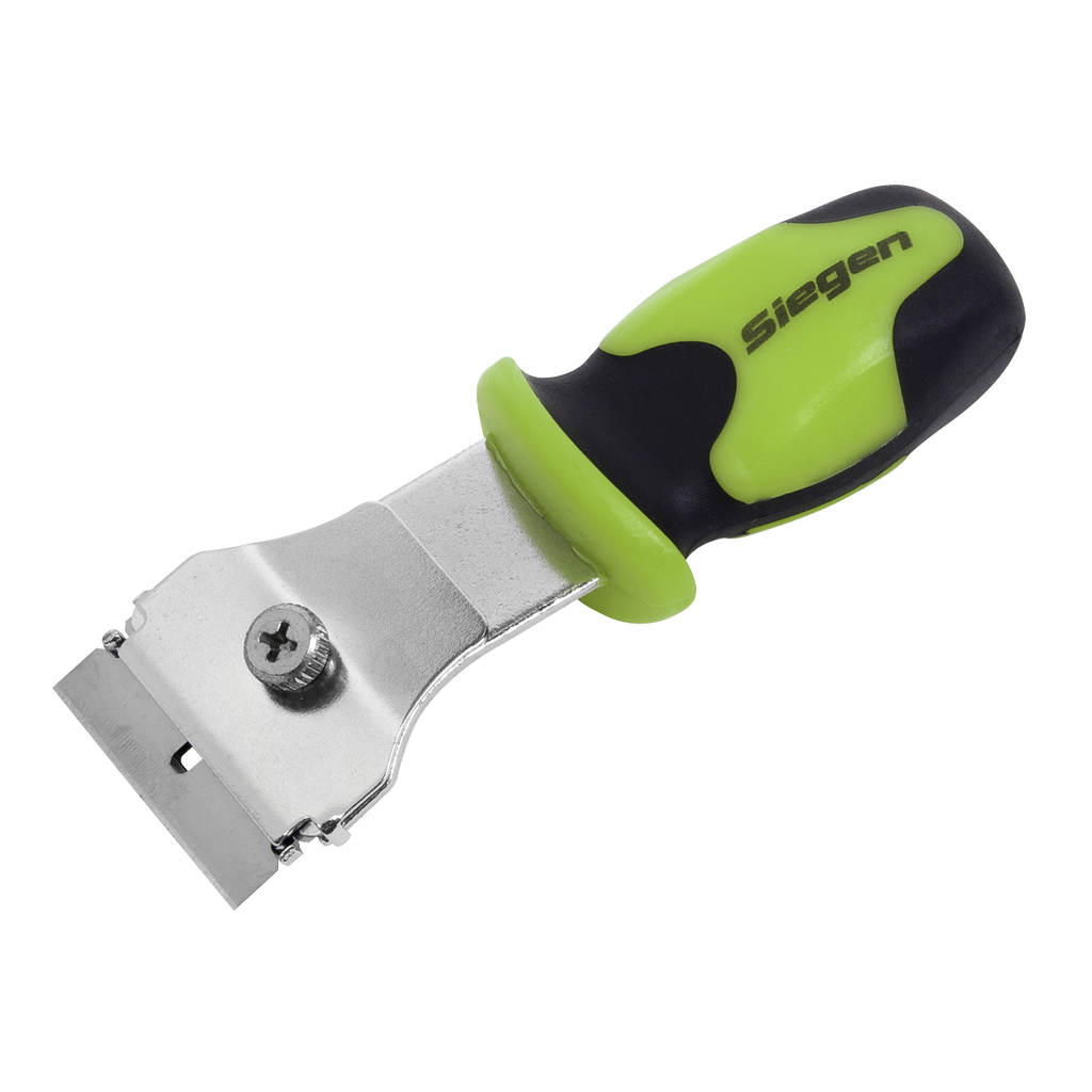 Siegen Razor Scraper with Comfort Grip - Display Box of 12