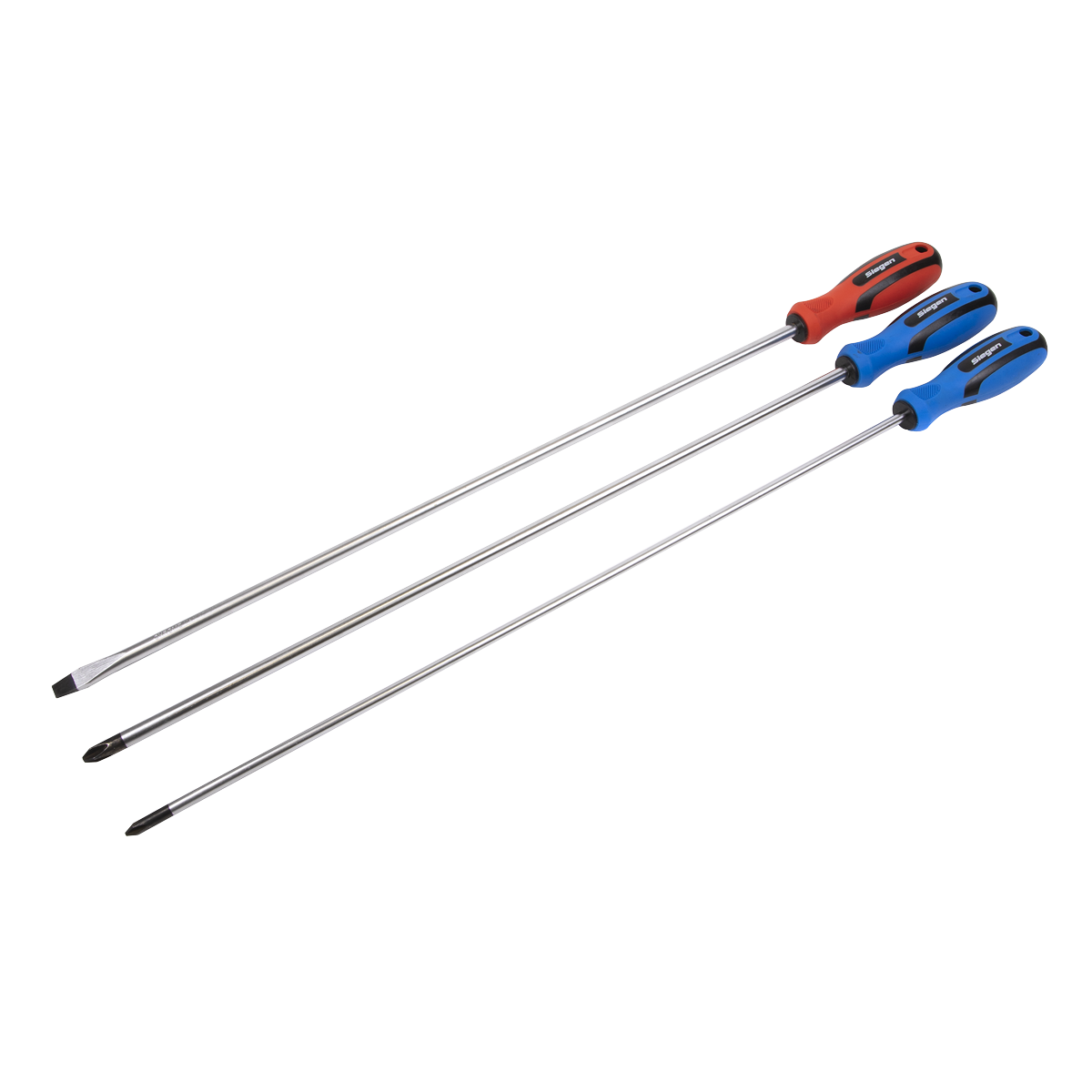 Siegen Extra-Long Screwdriver Set 3pc