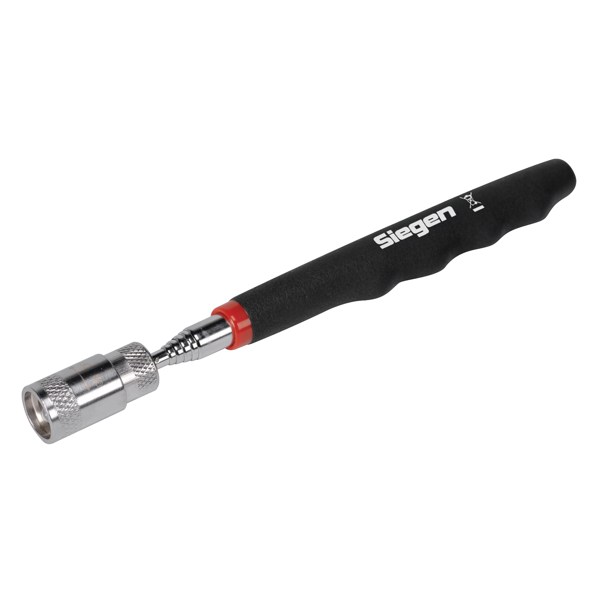 Siegen Heavy-Duty Magnetic Pick-Up Tool with LED 3.6kg Capac