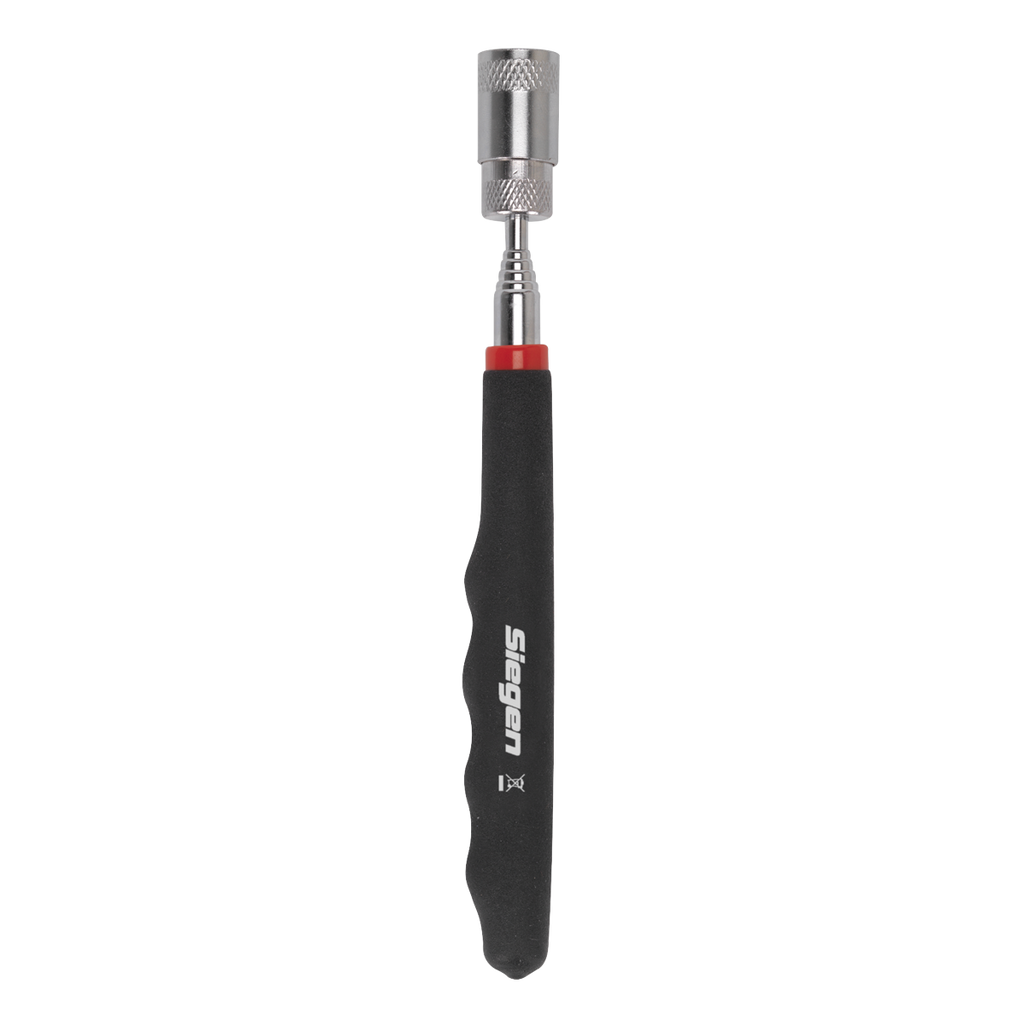 Siegen Heavy-Duty Magnetic Pick-Up Tool with LED 3.6kg Capac