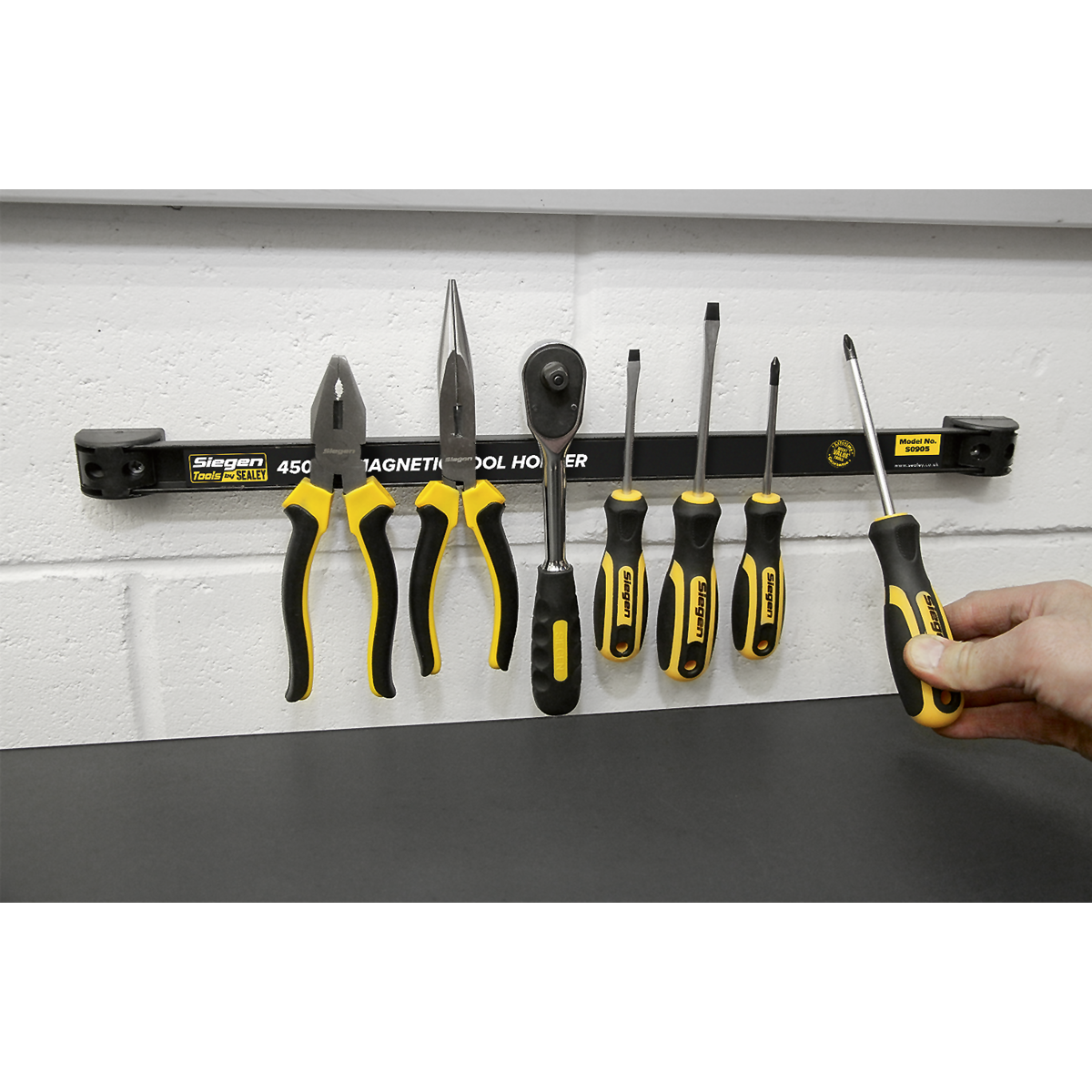 Siegen Tool Holder Magnetic, 450mm (S0905)