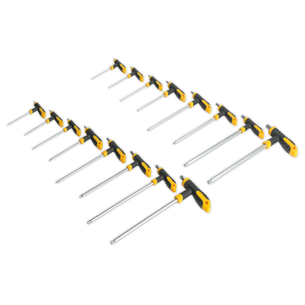 Siegen T-Handle TRX-Star* & Hex Key Set 16pc