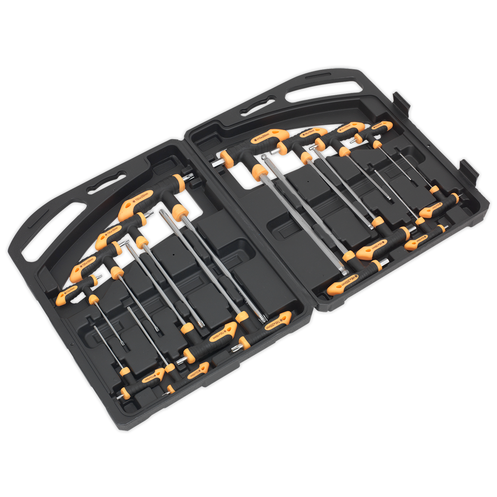 Siegen T-Handle TRX-Star* & Hex Key Set 16pc