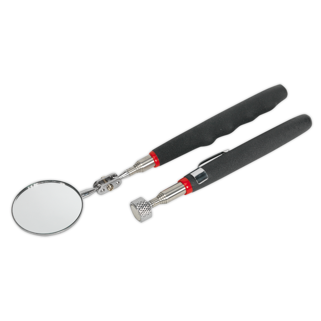 Siegen Telescopic Magnetic Pick-Up Tool & Inspection Mirror