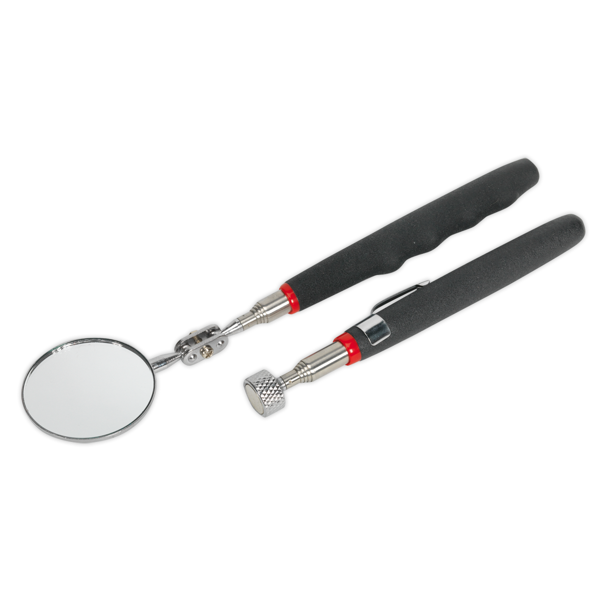 Siegen Telescopic Magnetic Pick-Up Tool & Inspection Mirror
