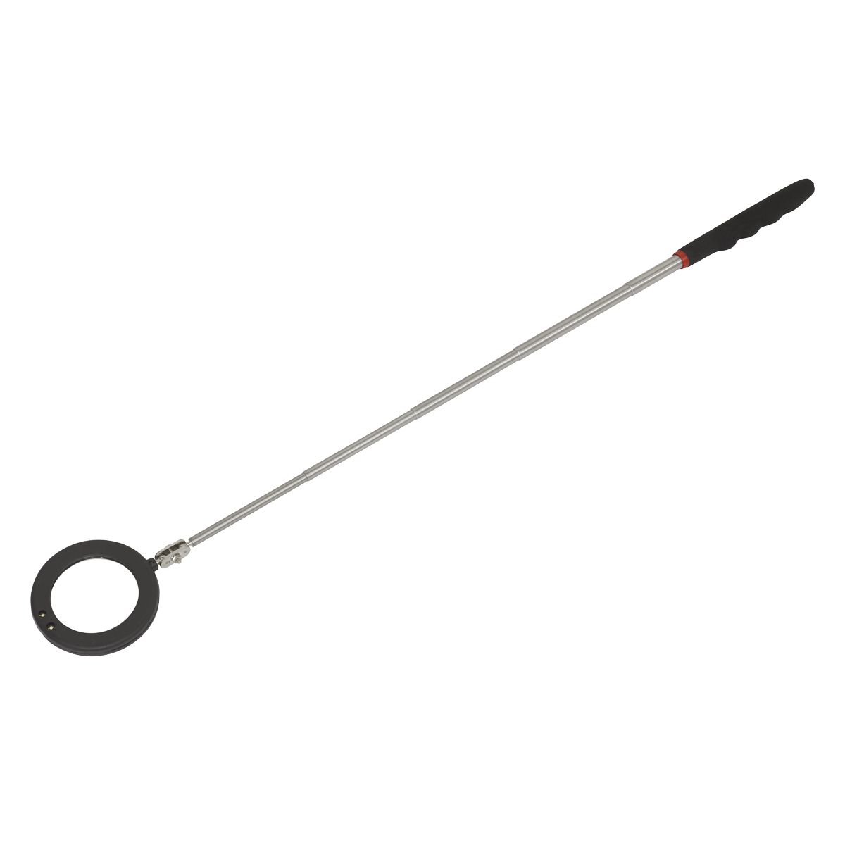 Siegen Telescopic Inspection Mirror with LED 75mm