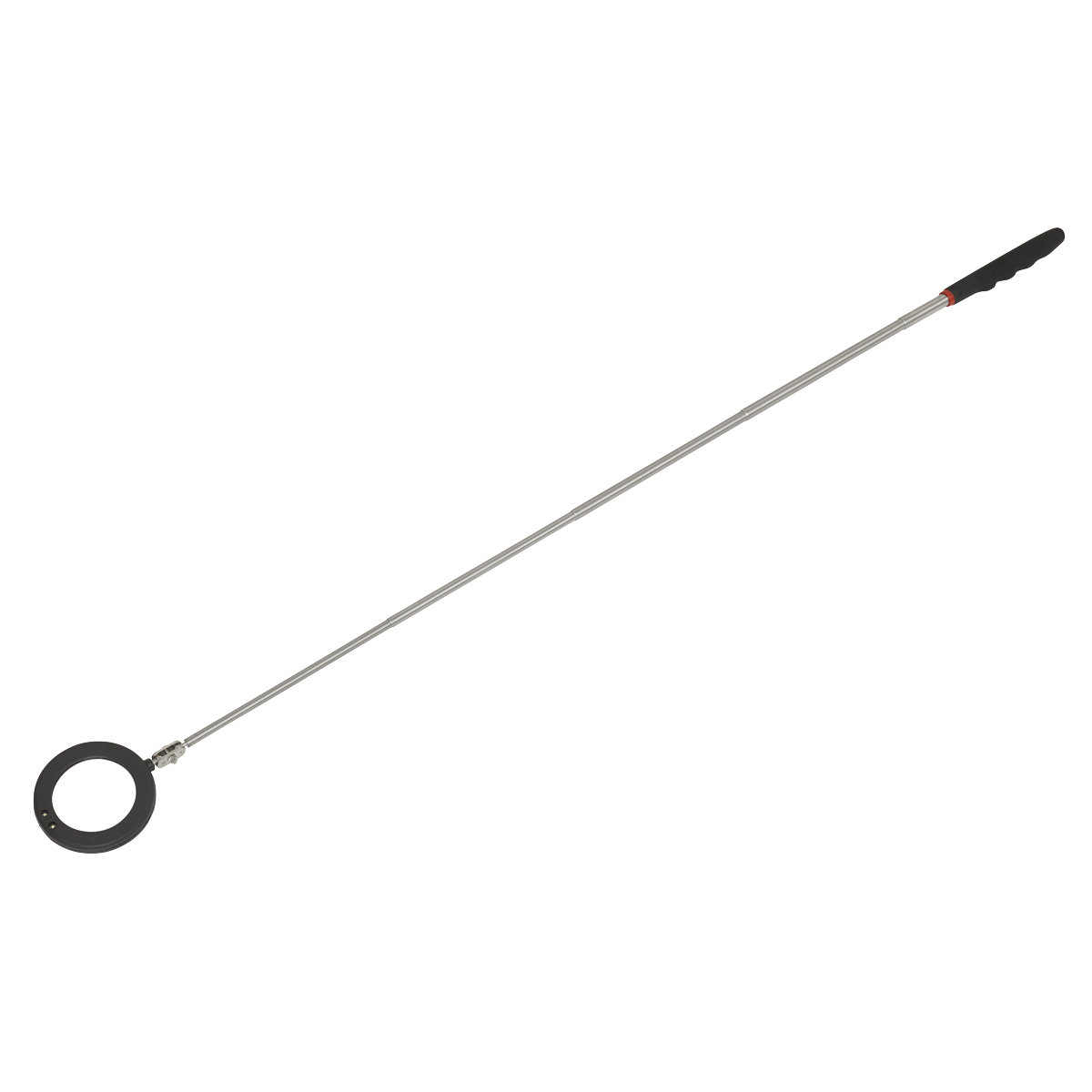 Siegen Telescopic Inspection Mirror with LED 75mm