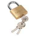 Siegen Brass Body Padlock with Brass Cylinder 40mm