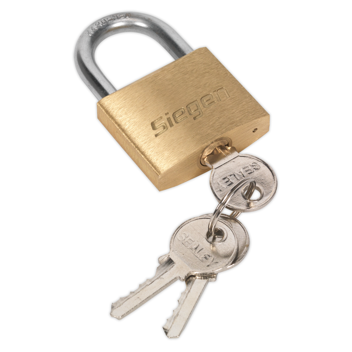 Siegen Brass Body Padlock with Brass Cylinder 40mm