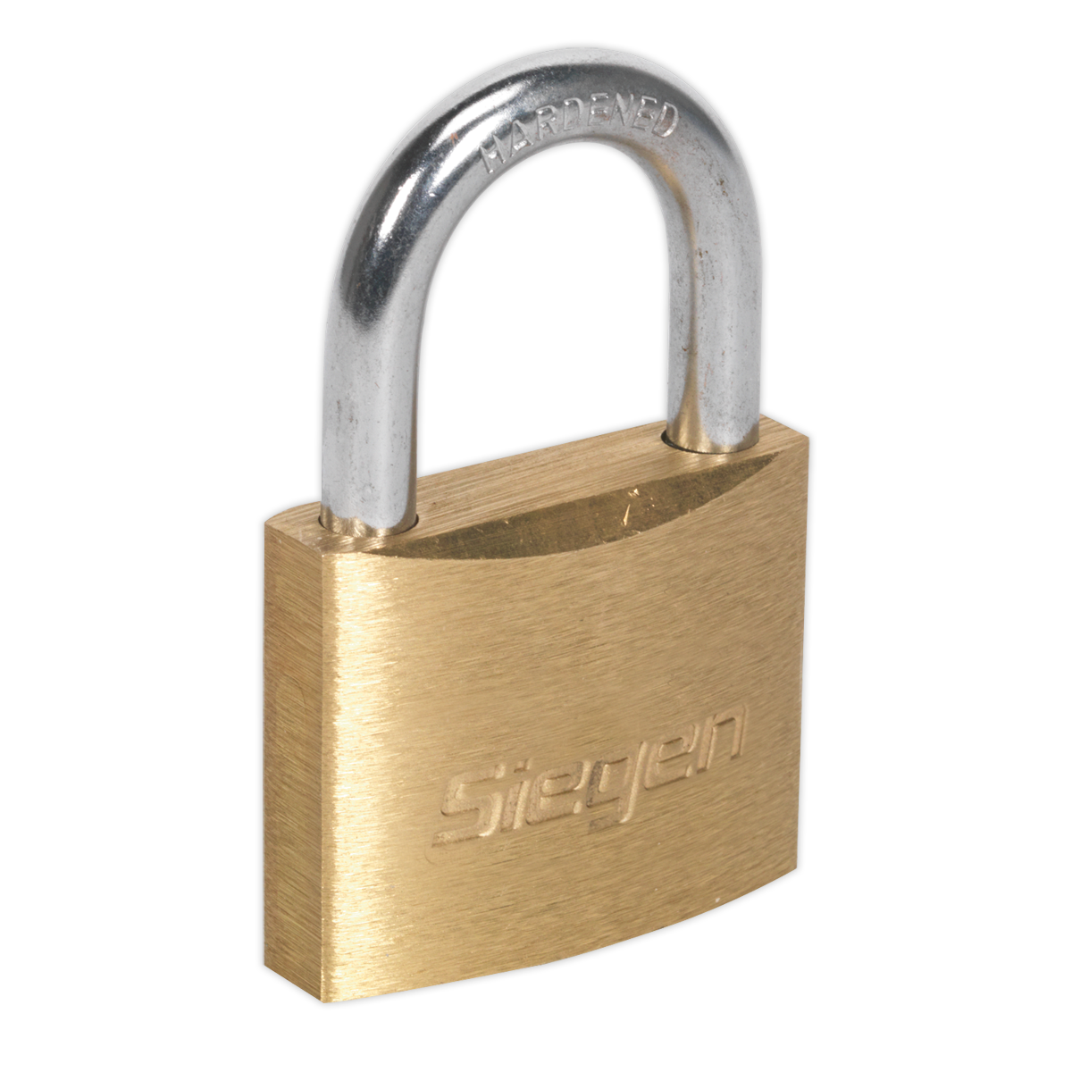Siegen Brass Body Padlock with Brass Cylinder 40mm