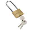 Siegen Brass Body Padlock with Brass Cylinder Long Shackle 4