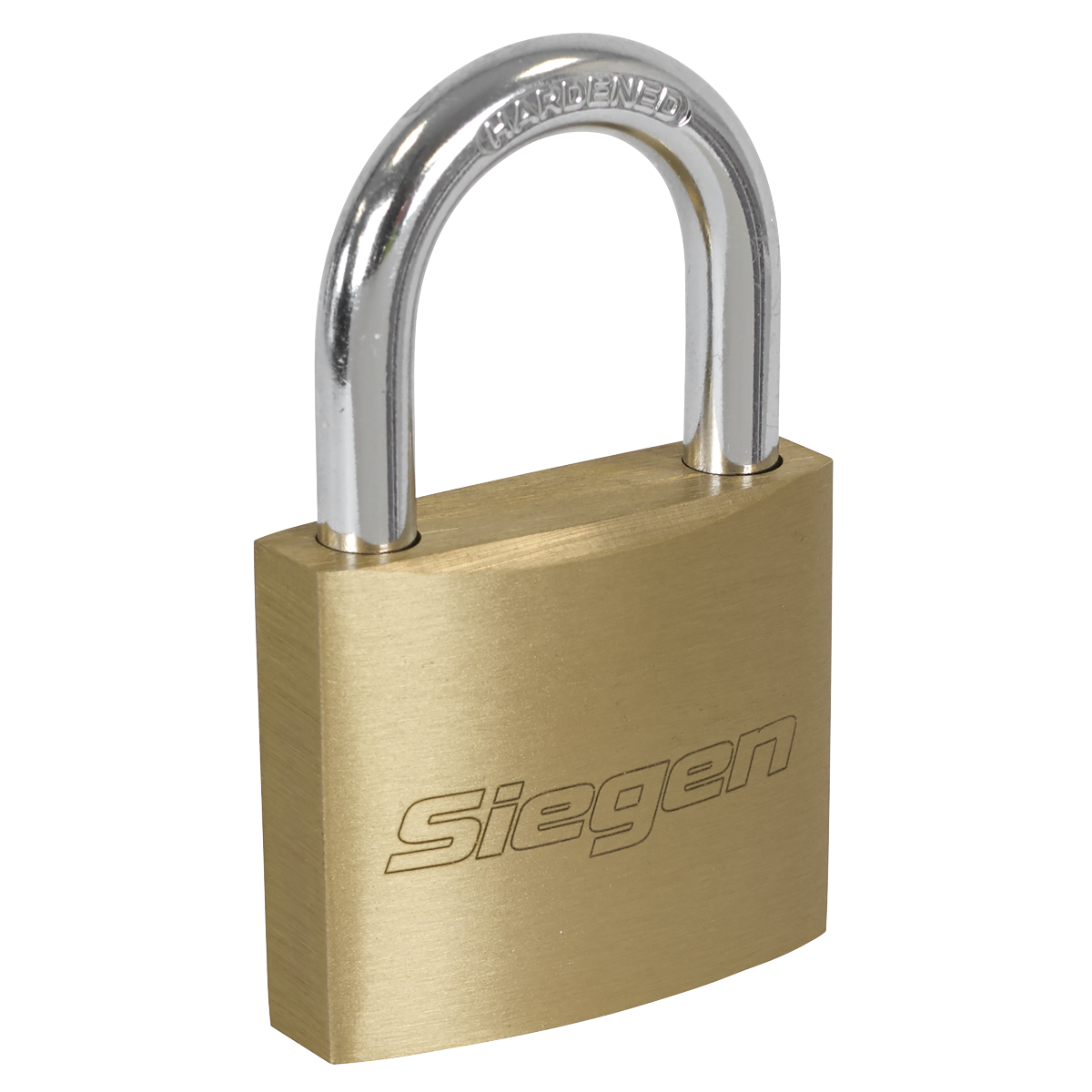 Siegen Brass Body Padlock with Brass Cylinder Keyed Alike -