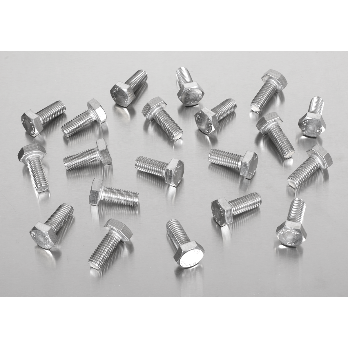 Stainless Steel Hex Head Set Screw M10 X 25 A2, DIN 933 - Pack of 25